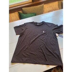 NWT U.S. Polo Assn Black Pocket T Shirt Men's XL‎ Short Sleeve Cotton Tee